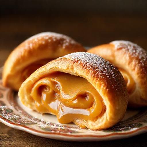 Medialunas de Dulce de Leche