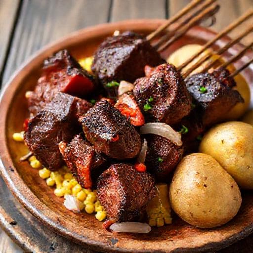 Anticuchos de Corazón Tradicionales