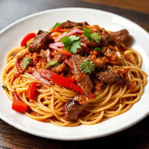 Tallarín Saltado Clásico