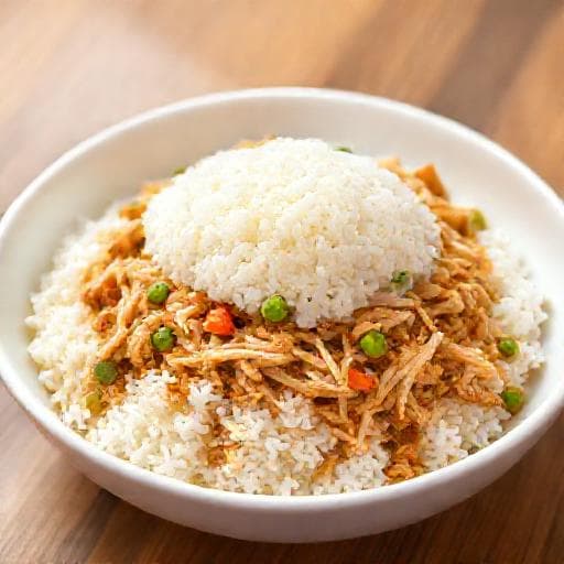 Arroz Tapado Rápido con Pollo