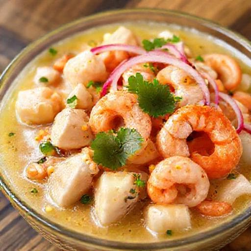 Jalea Mixta con Leche de Tigre