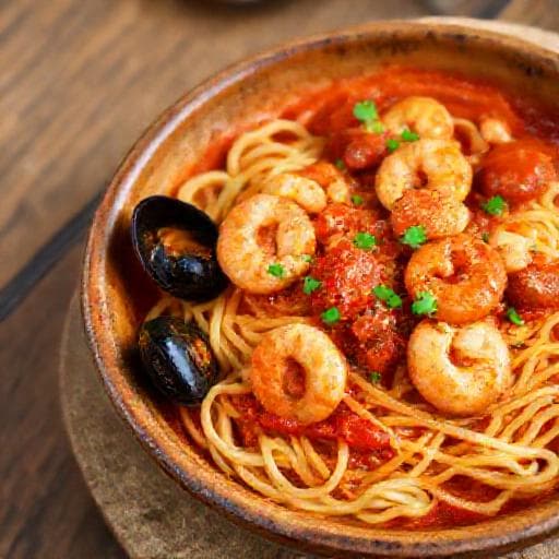 Fideuá Rápida de Mariscos