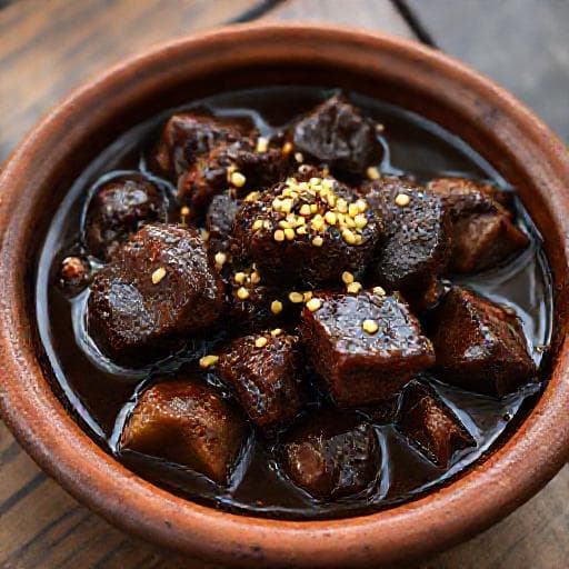 Asado Negro con Toque de Ron y Papelón