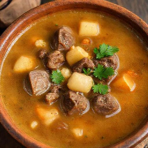 Sopa de Maní Tradicional Boliviana