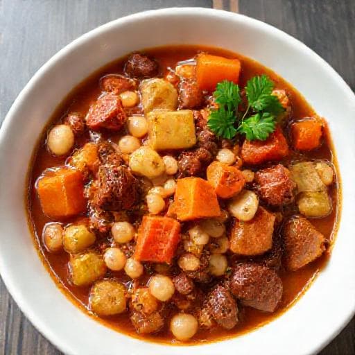 Fabada Asturiana con Verduras de Temporada