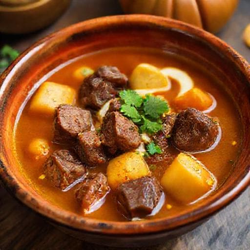 Cazuela de Vacuno con Sabor a Ají de Gallina