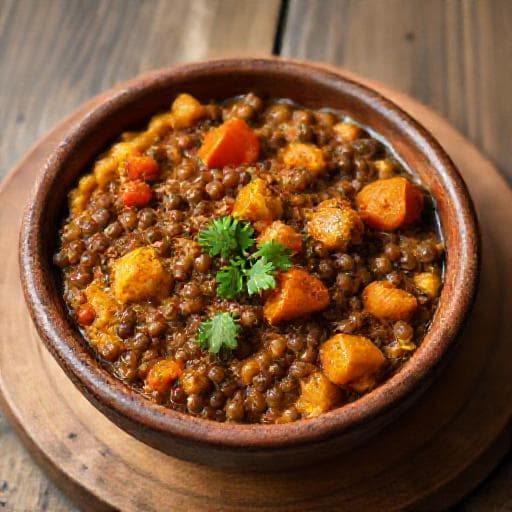 Charquicán de Lentejas Vegano