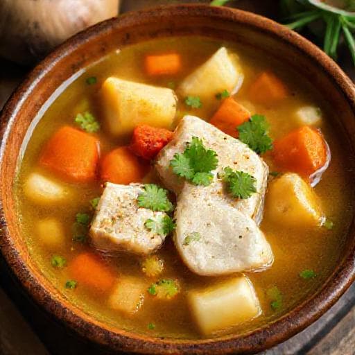Caldo de Congrio Tradicional