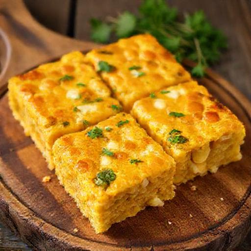 Chipa Guasu de Queso y Hierbas