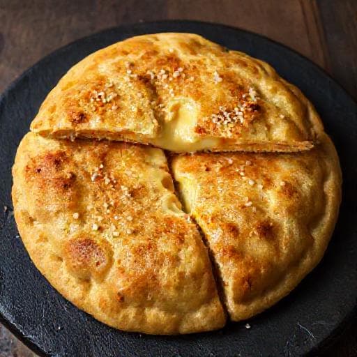 Mbejú Paraguayo con Queso Fundido