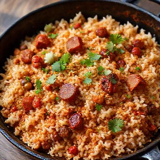 Arroz con Gandules y Chorizo