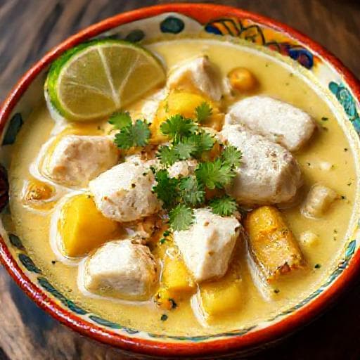 Sancocho de Pescado con Coco (Variante Costera)