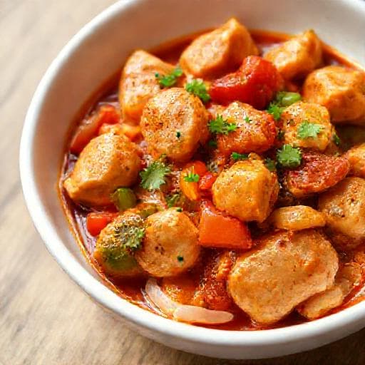 Pollo Guisado Rápido Dominicano