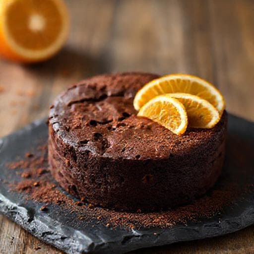 Bizcocho de Chocolate y Naranja