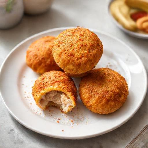 Croquetas de Pollo Rápidas al Horno