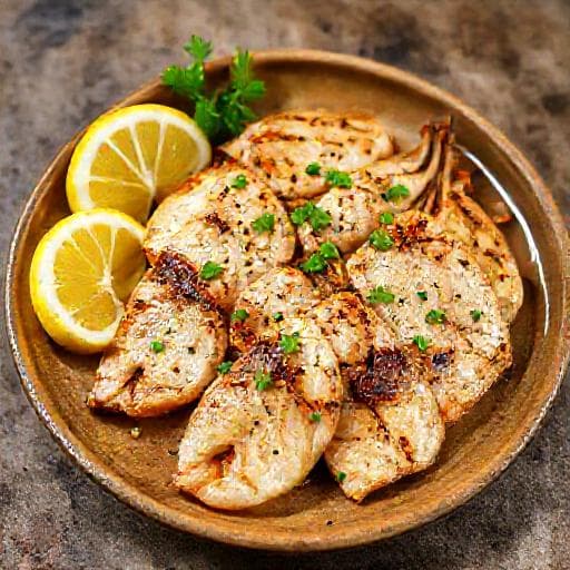 Sepia a la Plancha con Limón y Ajo