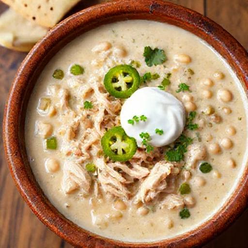 Chili Blanco de Pollo Tradicional