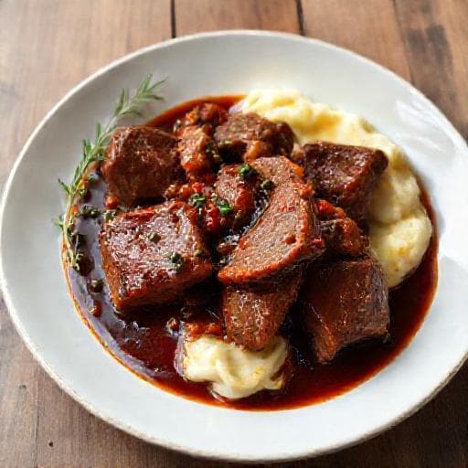 Carrilleras de Cerdo al Vino Tinto Express