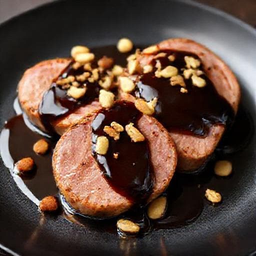 Solomillo de Cerdo con Salsa de Pedro Ximénez y Frutos Secos