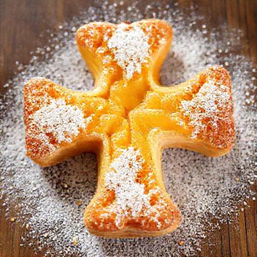 Tarta de Santiago con Toque de Naranja