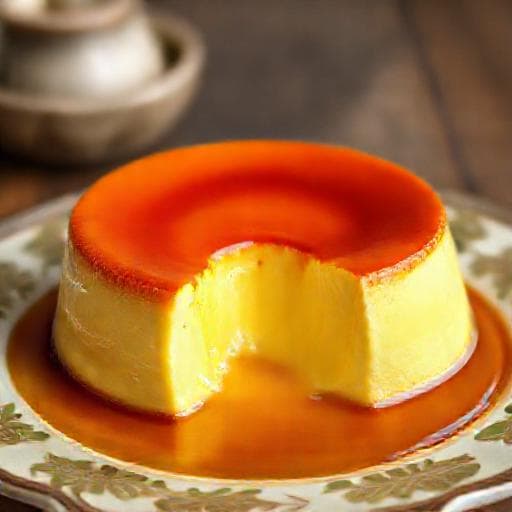 Flan de Huevo con Queso Crema