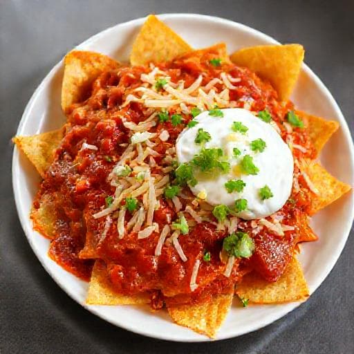 Chilaquiles Rojos Express