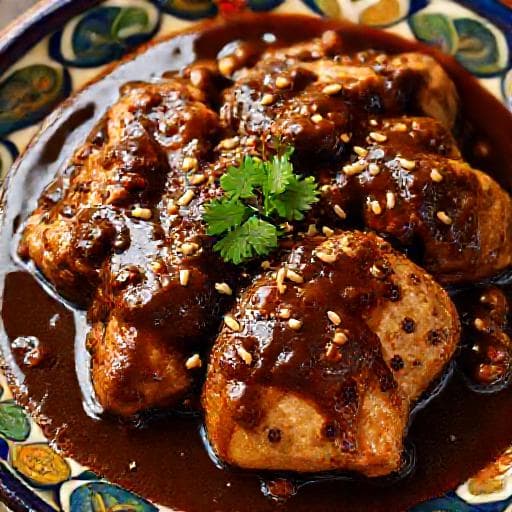 Pollo con Mole Poblano Tradicional
