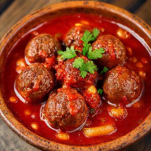 كفتة بالبندورة التقليدية