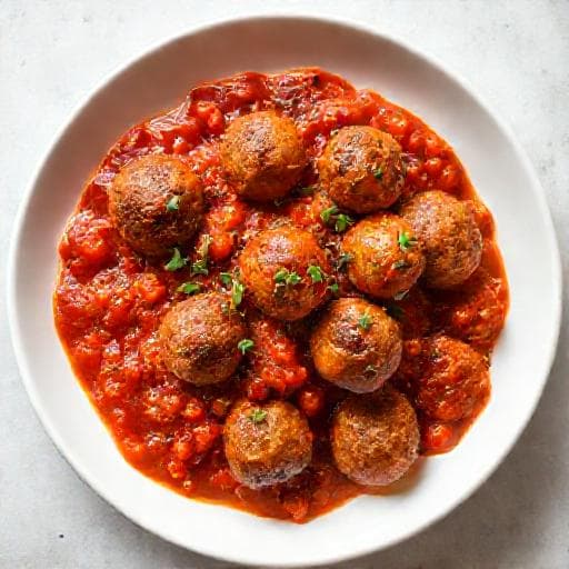 كفتة بالبندورة سريعة وسهلة