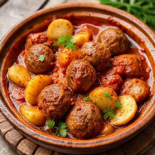 كفتة بالبطاطا التقليدية