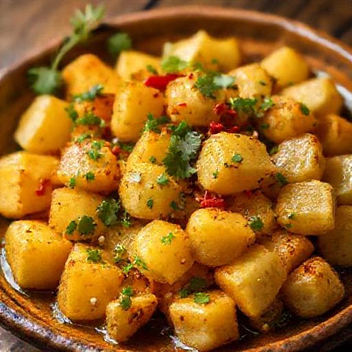 بطاطا حرة تقليدية