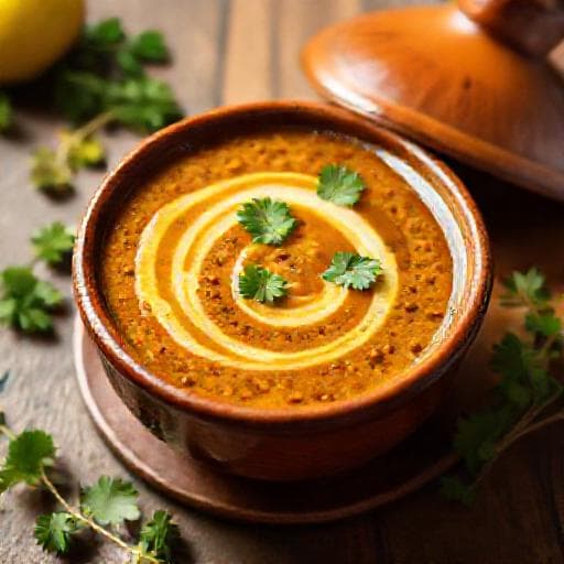 شوربة العدس بالليمون والكمون (لمسة مغربية)
