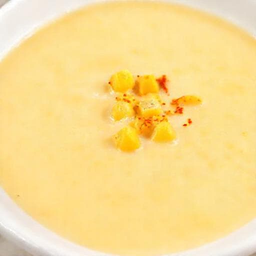 شوربة الذرة السريعة بالكريمة