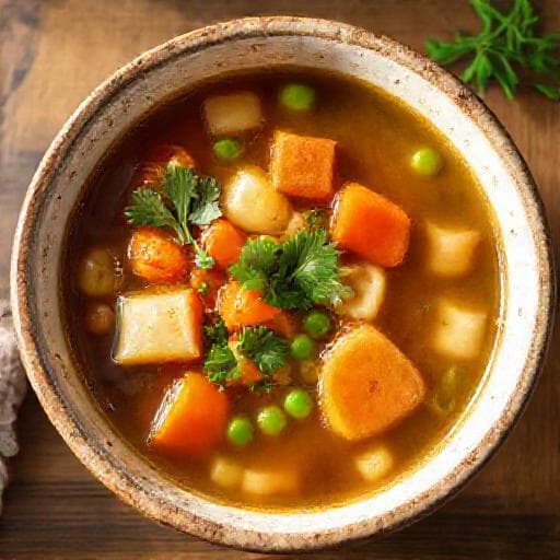 شوربة الخضار الكلاسيكية