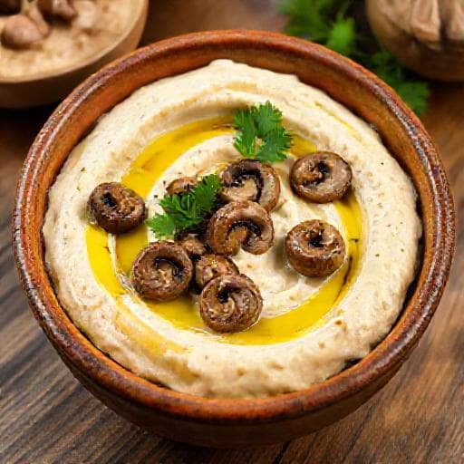 حمص بالفطر التقليدي