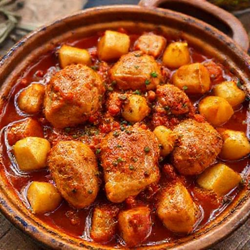 صينية بطاطس بالفراخ التقليدية