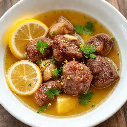 كوارع بالليمون والثوم (لمسة إسبانية)