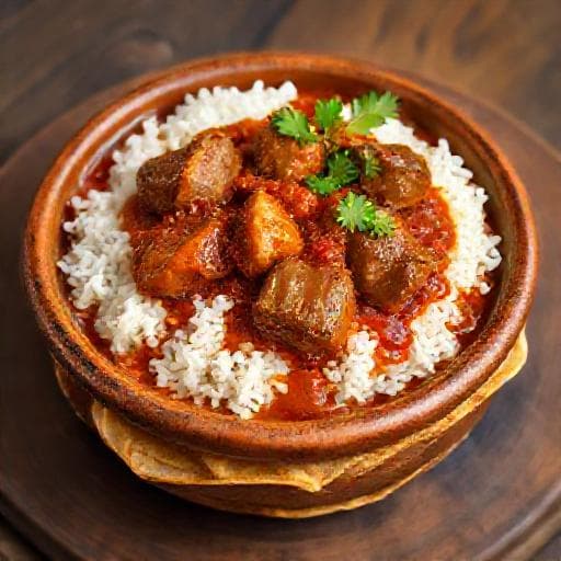 فتة كوارع تقليدية