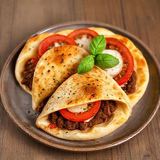 حواوشي إسكندراني بالجبنة والطماطم