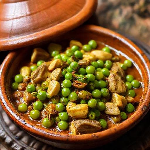 طاجين الجلبانة والخرشوف التقليدي