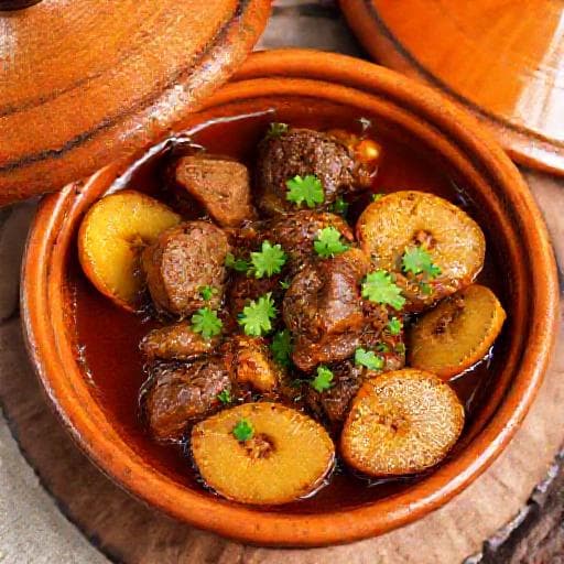 طاجين السفرجل التقليدي باللحم
