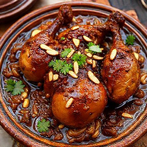 دجاج بالدغميرة التقليدي