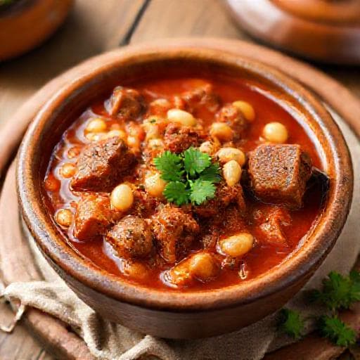مرقة لوبيا تونسية تقليدية