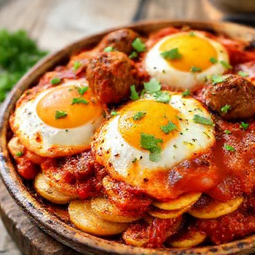 كفتة ليبية بالبطاطس والبيض (صينية)