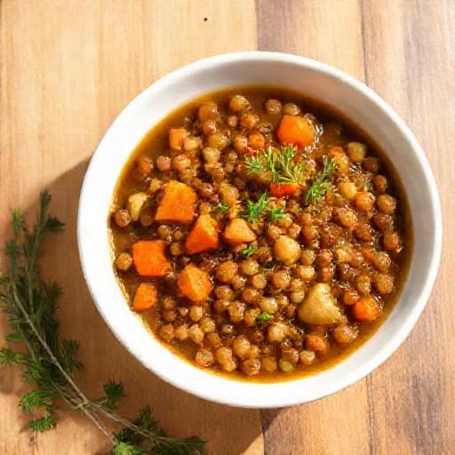 بليلة العدس السريعة