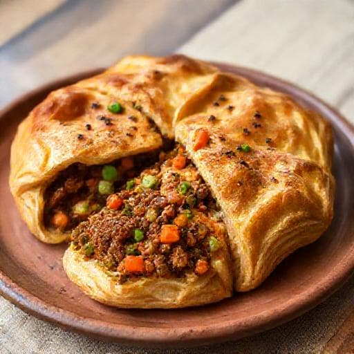 بنافة موريتانية بالخضار واللحم