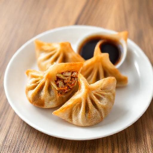 جيوزا سريعة بالدجاج والخضروات