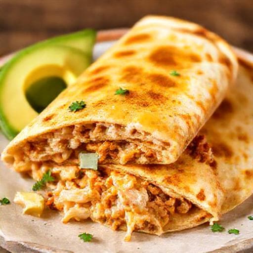 كاساديا الجبنة السريعة بالدجاج