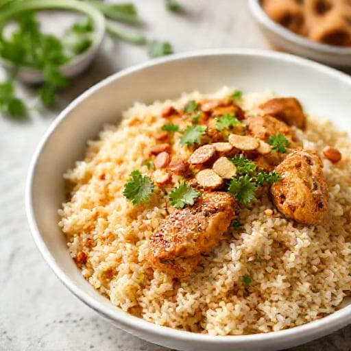لبنية حجازية سريعة بالدجاج