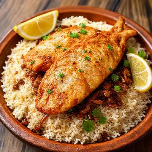 صيادية حجازية بالسمك المقلي